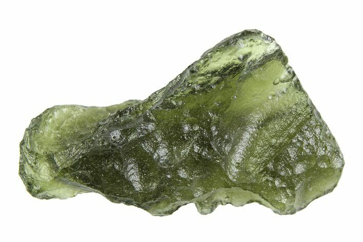 Green Moldavite Tektite ( g) - Czech Republic #359425